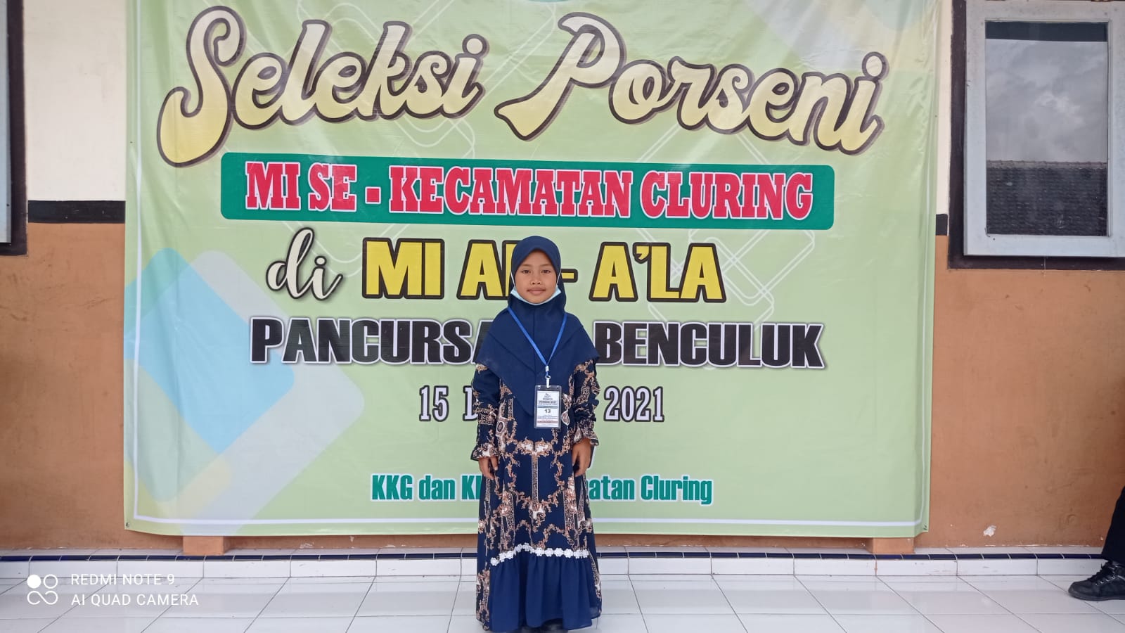 Juara 3 lomba Tahfidh porseni tingkat kecamatan cluring tahun 2021